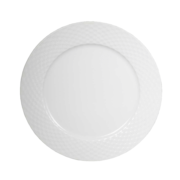 Plato Llano Porcelana Blanca 27 cm